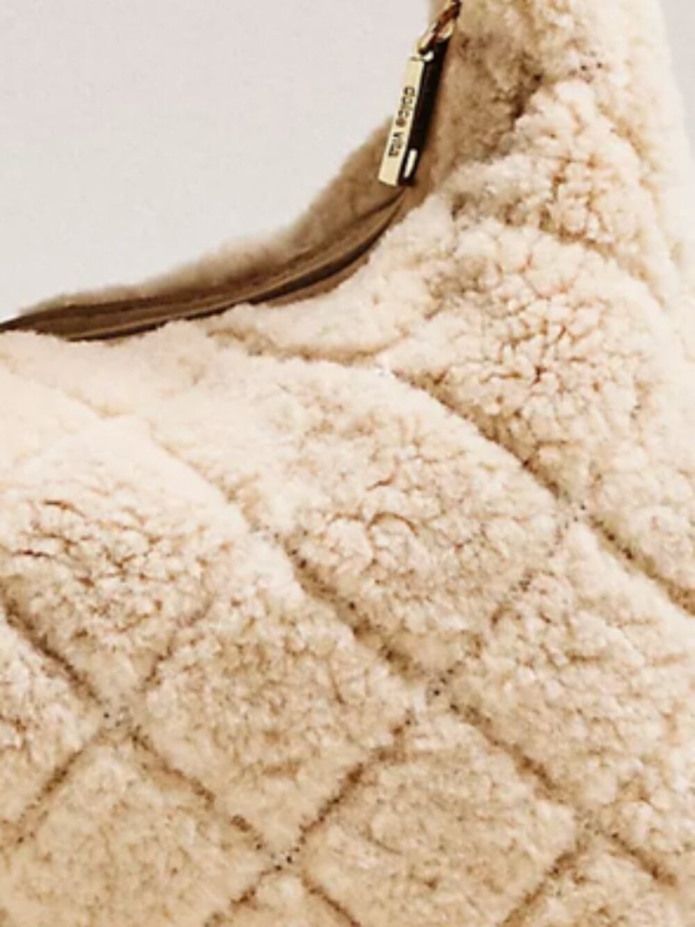 NWT Dolce Vita Frankie Faux Fur Satchel - Picture 10 of 16
